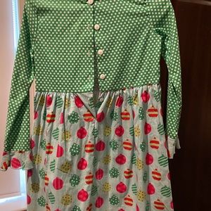 Lightweight woven cotton Christmas dress